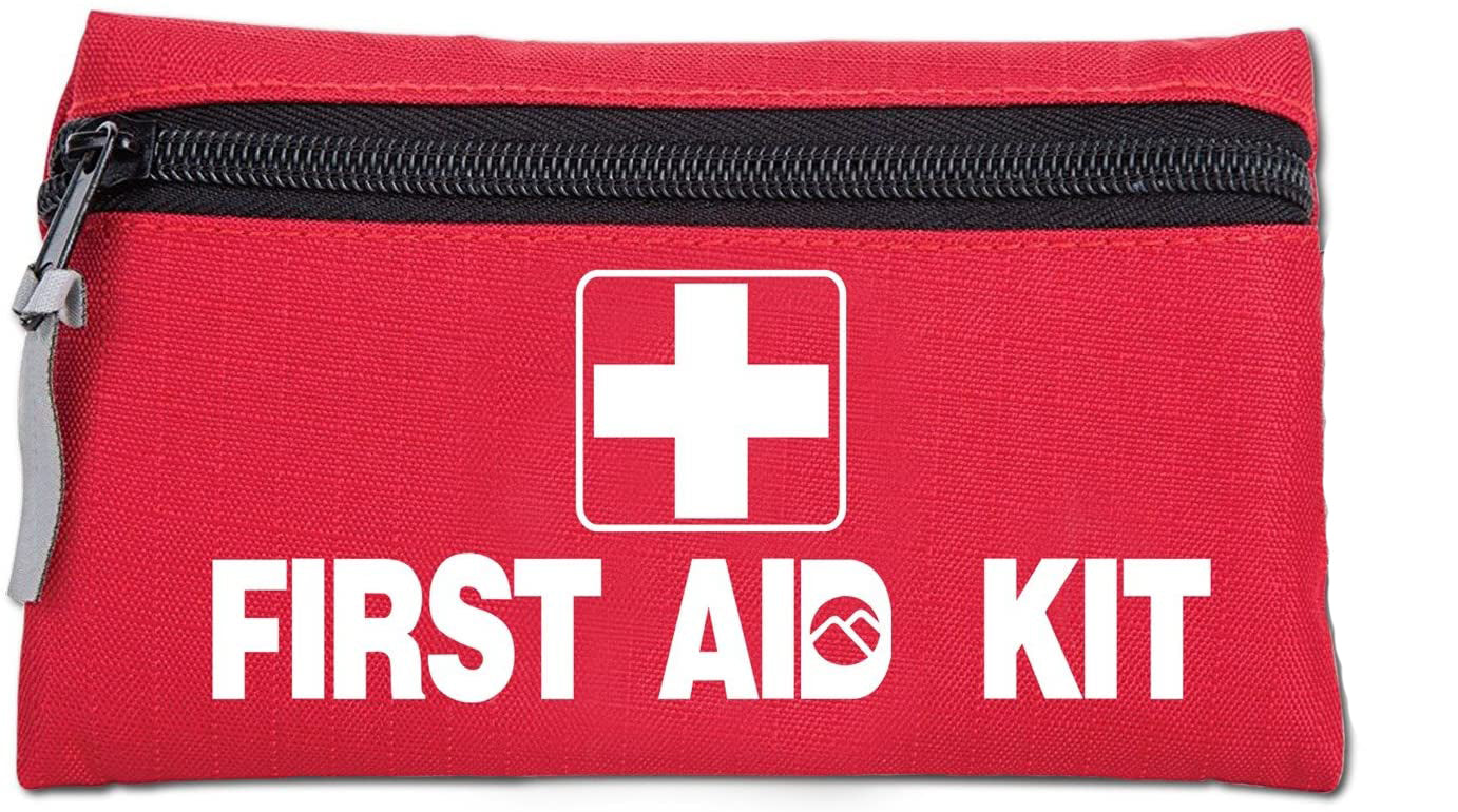 First Aid Kit -160 Pieces Compact and Lightweight - Including Cold (Ice)  Pack, Emergency Blanket, Moleskin Pad,Perfect for Travel, Home, Office,  Car